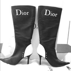 dior white boots